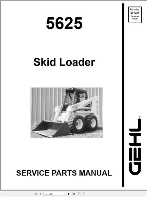 gehl 5625 skid steer service manual|gehl skid steer service manual.